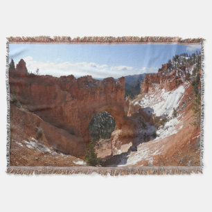Bryce Canyon Natural Bridge Snowy Ligcape Photo Filt