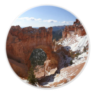 Bryce Canyon Natural Bridge Snowy Ligcape Photo Knopp
