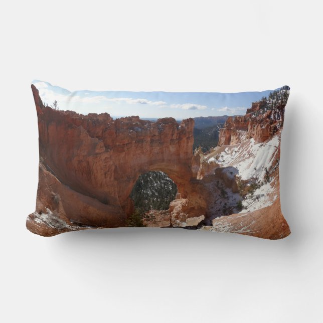 Bryce Canyon Natural Bridge Snowy Ligcape Photo Lumbarkudde (Framsida)