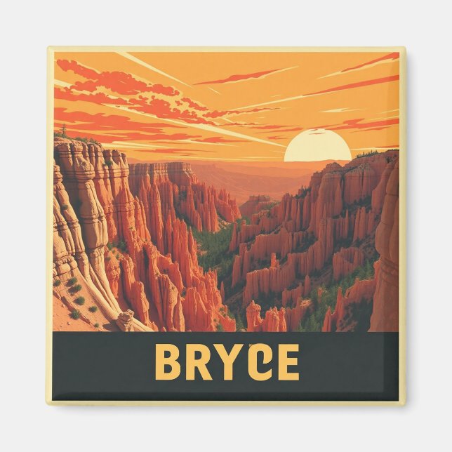 Bryce Canyon Thor’s Hammer Utah Souvenir Magnet (Framsidan)