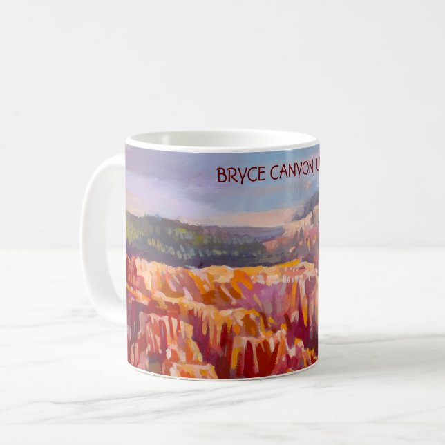 Bryce Canyon, UT - inspirationspunkt Kaffemugg (Framsida vänster)