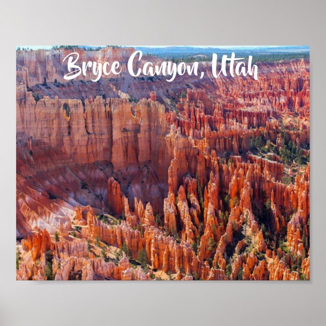 Bryce Canyon Utah Hoodoos Poster (Framsidan)