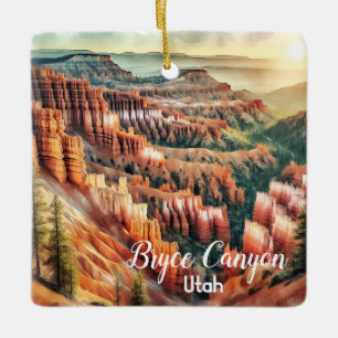 Bryce Canyon, Utah National Park Julgransprydnad Keramik