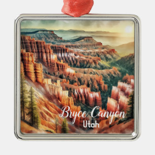 Bryce Canyon, Utah National Park Julgransprydnad Metall