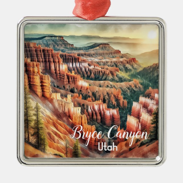 Bryce Canyon, Utah National Park Julgransprydnad Metall (Framsidan)