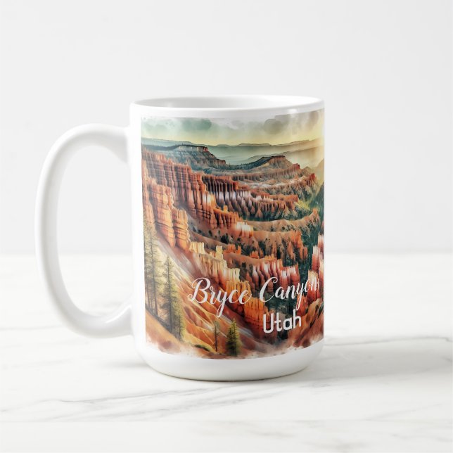 Bryce Canyon, Utah National Park Kaffemugg (Vänster)