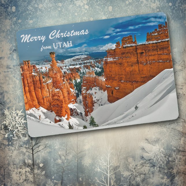 Bryce Canyon Utah Photo Template julkort (Skapare uppladdad)