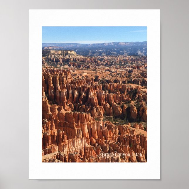 Bryce Canyon, Utah Poster (Framsidan)