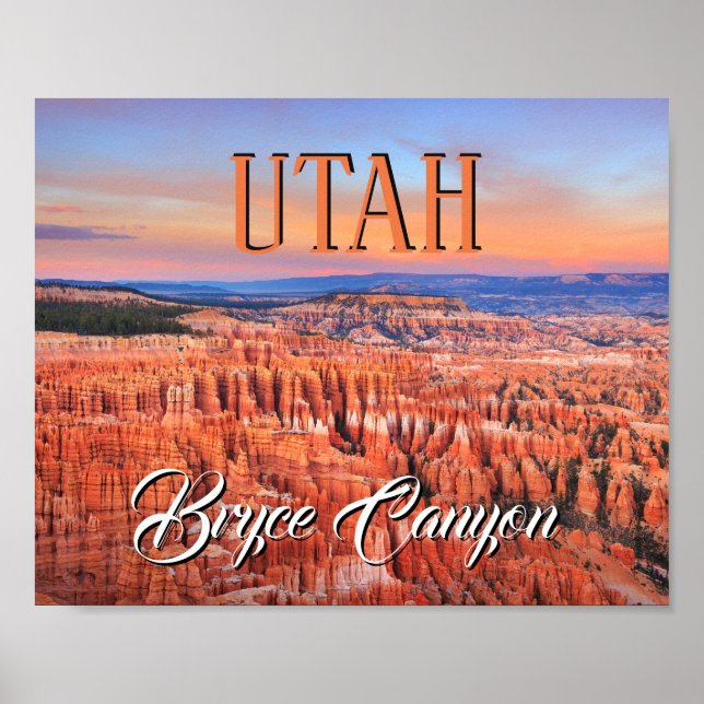 Bryce Canyon Utah Poster (Framsidan)