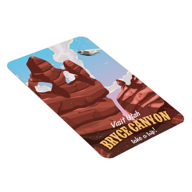 Bryce Canyon vintage resemål Magnet (Högersidan)