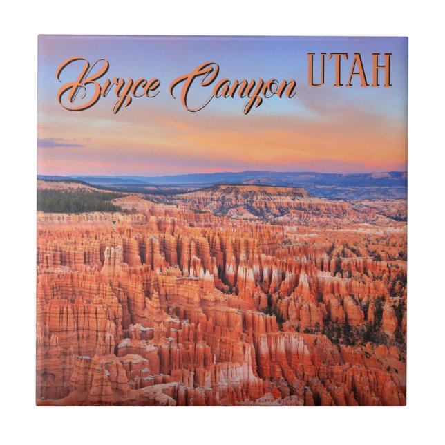 Bryce kanjon Utah Kakelplatta (Framsidan)