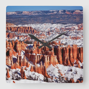 Bryce kanjonnationalpark fyrkantig klocka