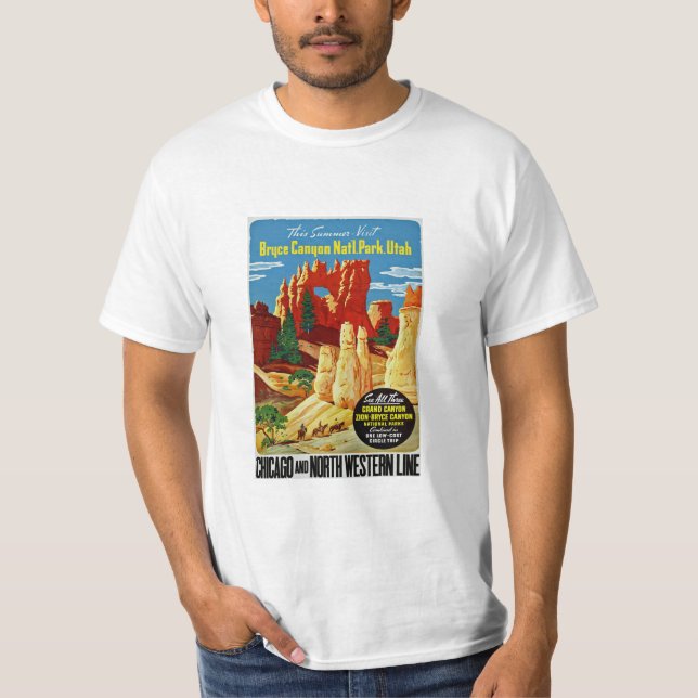 Bryce kanjonnationalpark t-shirt (Framsida)