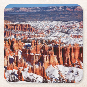 Bryce kanjonnationalpark underlägg papper kvadrat