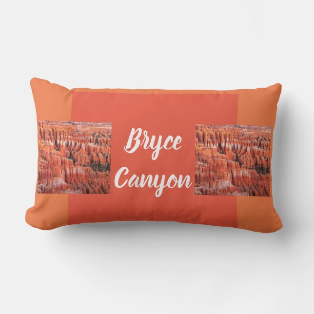 Bryce kanjonorange lumbarkudde (Framsida)