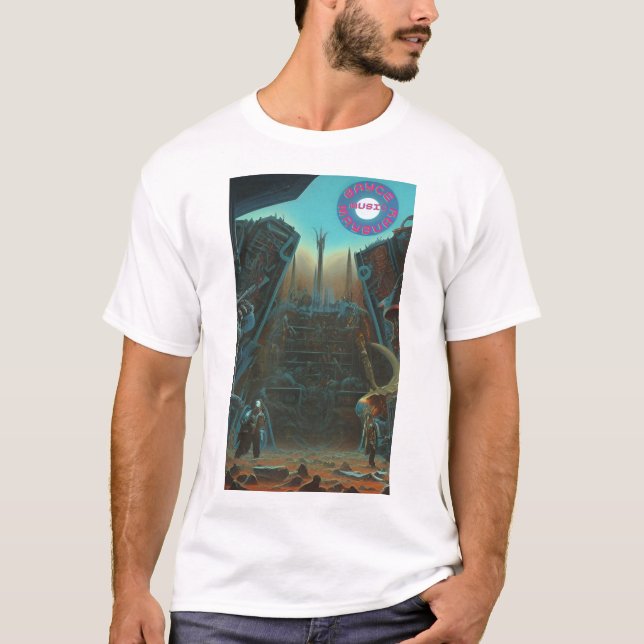 Bryce Maybury Music Retro T Shirt (Framsida)