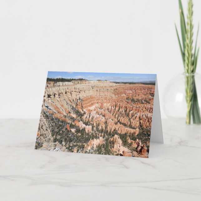 Bryce Point vid Bryce Canyon National Park Kort (Framsida)