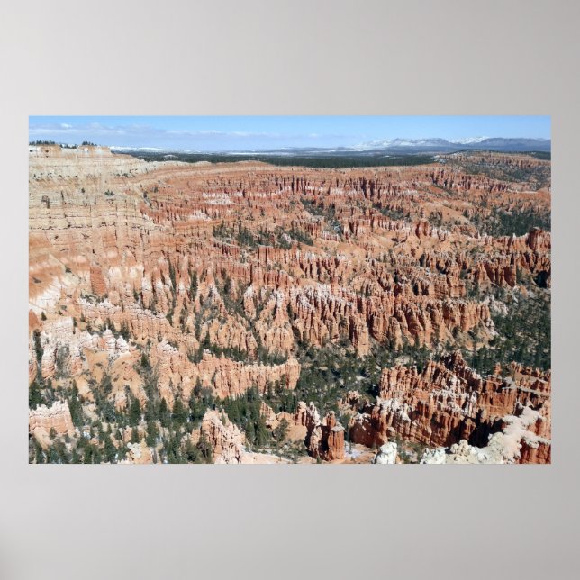 Bryce Point vid Bryce Canyon National Park Poster (Framsidan)