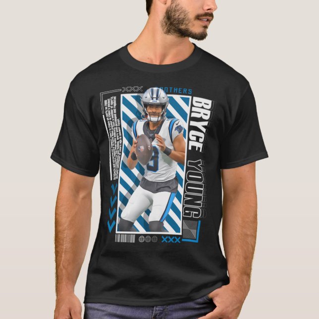 Bryce Young Pappersversion T Shirt (Framsida)
