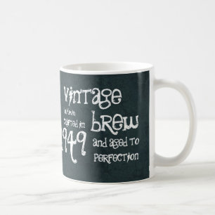 brygd 1949 för 65efödelsedagvintage eller något kaffemugg