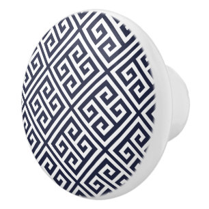 Brygga blå grekiska Nyckel Knopp