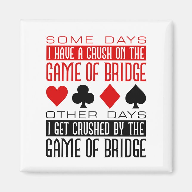 Brygga Bridge Player-Klubb - brutet spel i Bridge Magnet (Framsidan)