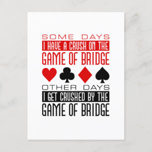 Brygga Bridge Player-Klubb - brutet spel i Bridge Vykort