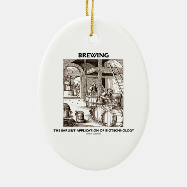 Brygga den tidigaste applikationen av bioteknik julgransprydnad keramik (Baksidan)