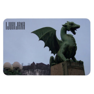 Brygga dragon på ljubljana magnet