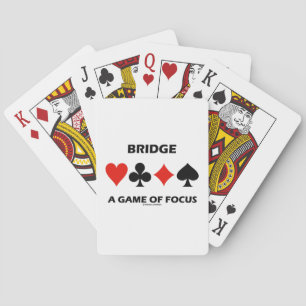 Brygga ett spel med fokuserad dubbelsidig bro Humo Casinokort