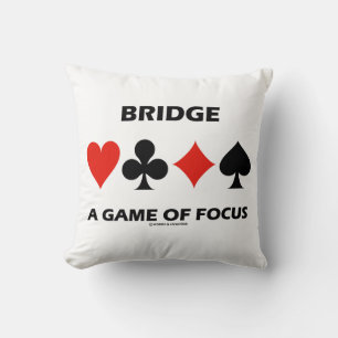 Brygga ett spel med fokuserad dubbelsidig bro Humo Kudde