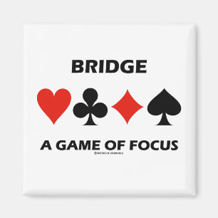 Brygga ett spel med fokuserad dubbelsidig bro Humo Magnet