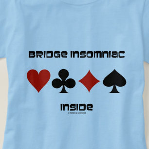 Brygga insomniak med fyra kort Kostym T-shirt