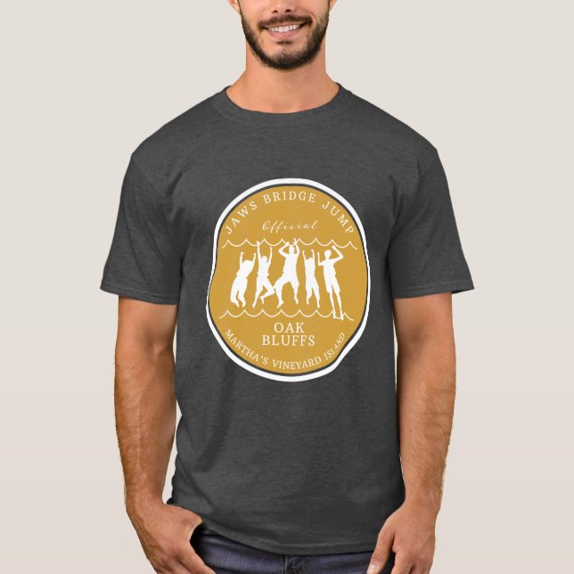 Brygga jump - Oak Bluffs - Martha's Vineyard Tee (Framsida)