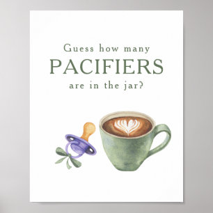 Brygga kaffe - Hur många nappflaskor Poster