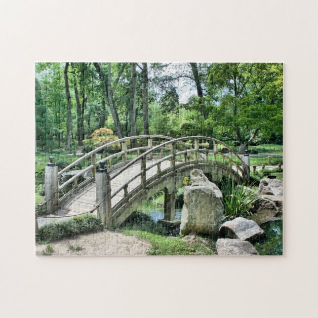 Brygga över grönten pussel (Horisontell)