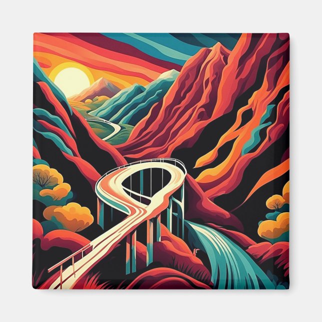 Brygga över ravin 2 magnet (Framsidan)