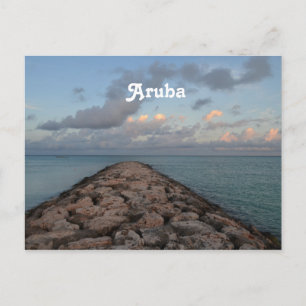 Brygga på Aruba Vykort