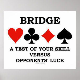 Brygga på ett test av din skicklighet hos VS-motst Poster