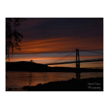 Brygga på Solnedgång 2 Poster