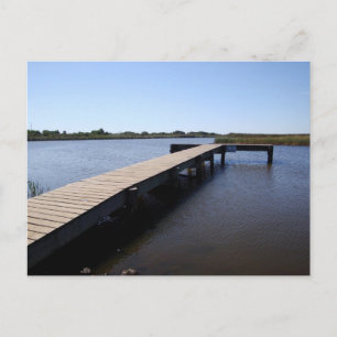 Brygga, saltmark, Nantucket Island Vykort