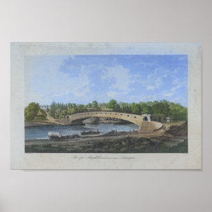 Brygga Schuylkill River Philadelphia-utskrift Poster