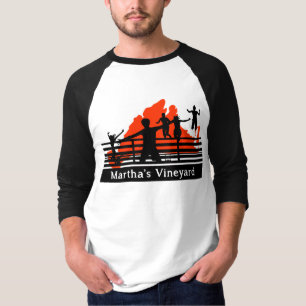 Brygga, Woohoo! - Martha's Vineyard Raglan T. T Shirt