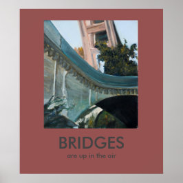 Bryggan är uppe i den demokratiska Poster i Luft