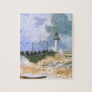 Bryggan på Le Havre vid Claude Monet Pussel