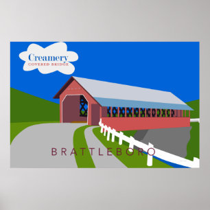 Bryggan Poster med Creamery Covered