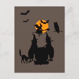 Bryggande för den bästa Halloween-festen Vykort