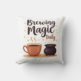 Bryggande Magi Dagligen Kudde
