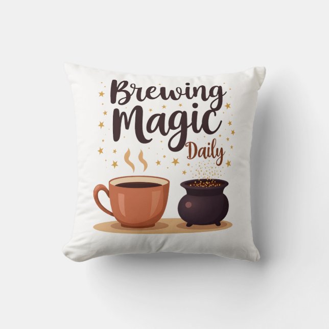 Bryggande Magi Dagligen Kudde (Framsida)