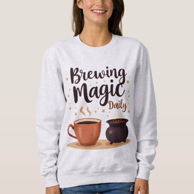 Bryggande Magi Dagligen T Shirt (Framsida)